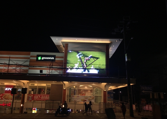 DIP346 2R2G2B Outdoor Led Digital Signage 7200CD/Sqm For Advertising